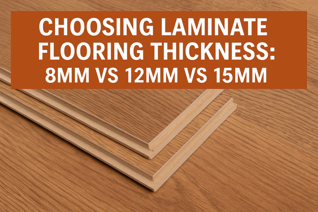 Choosing Laminate Flooring Thickness: 8mm vs 12mm vs 15mm