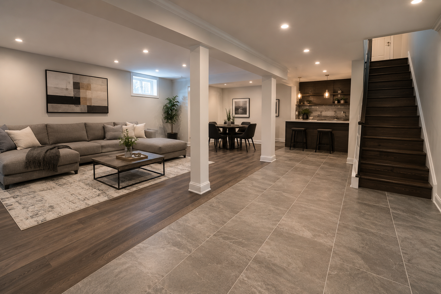 Basement Flooring Ideas